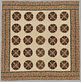 Quilt, pieced, Cotton, American