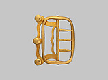 Buckle (a); Avon Box (b), Joseph Richardson Sr. (1711–1784), Gold, American