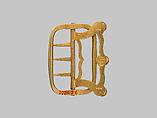 Buckle (a); Avon Box (b), Joseph Richardson Sr. (1711–1784), Gold, American