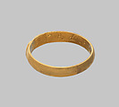 Ring, Nathaniel Hurd (American, Boston, Massachusetts 1729/30–1777 Boston, Massachusetts), Gold, American