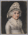 Abigail Smith Adams, James Sharples  British, Pastel on gray (now oxidized) laid paper, American