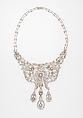 Necklace, Dreicer &amp; Co. (American, New York, 1868–1927), Diamonds, natural pearls, and platinum, American