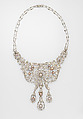 Necklace, Dreicer &amp; Co. (American, New York, 1868–1927), Diamonds, natural pearls, and platinum, American