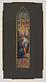 Design for a window for Mr. J. S. Meredith, St Paul's Cathedral, London, Ontario, Canada, Louis C. Tiffany (American, New York 1848–1933 New York), Watercolor, gouache, graphite, and ink on paper, American