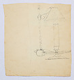 Color study of Coptic patterns (recto); Sketch of a lamp (verso), Tiffany Studios (1902–32), Gouache, ink, and graphite on paper, American