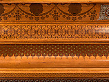 Model B grand piano from the William Clark House, Newark, New Jersey, Case by George A. Schastey &amp; Co. (American, New York, 1873–1897), Rosewood, satinwood, purpleheart, brass, and silver, American