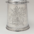 Tankard, Thomas Hamersley (1727–1781), Silver, American