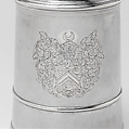 Tankard, John Coney (1655/56–1722), Silver, American