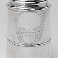 Tankard, Probably Thomas Milner or Miller (ca. 1682–1745), Silver, American