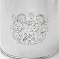 Tankard, John Coney (1655/56–1722), Silver, American