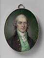 Richard Thomas III, James Peale American, Watercolor on ivory, American