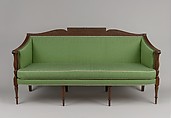 Sofa, Attributed to Samuel McIntire (1757–1811), Mahogany, white pine, birch, American