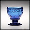 Salt, New Bremen Glass Manufactory, Blown pattern-molded glass, American