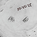 Beaker, Marked by S. D., Silver, American or British