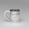 Mug, John W. Forbes (1781–1864), Silver, American