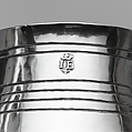 Spout Cup, John Edwards (ca. 1671–1746), Silver, American