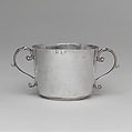 Two-handled Cup, Jean Gavey (British, active Jersey 1715–75), Silver, British