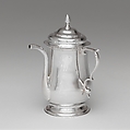 Spout Cup, Joseph Edwards Jr. (1737–1783), Silver, American