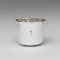 Tumbler, Marked by P. R., Silver, American