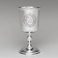 Wine Cup, Samuel Edwards (1705–1762), Silver, American