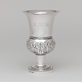 Goblet, Anthony Rasch (ca. 1778–1858), Silver, American