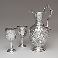 Goblet, Robert and William Wilson (active ca. 1825–ca.1846), Silver, American