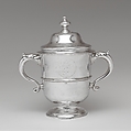 Two-Handled Cup and Cover, Jacob Hurd (American, Boston, Massachusetts 1702/3–1758 Boston, Massachusetts), Silver, American
