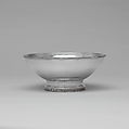 Punch Bowl, Chauncey Johnson (active ca. 1825–41), Silver, American