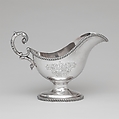 Sauceboat, William Adams (ca. 1801–1861), Silver, American