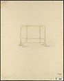 Design for firescreen, Louis C. Tiffany (American, New York 1848–1933 New York), Watercolor and graphite on off-white lightweight artist board, American