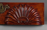 Bureau table, Attributed to John Townsend (1732–1809), Mahogany, chestnut, tulip poplar, American