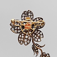 Corsage Piece, Tiffany & Co. (1837–present), Silver, gold, diamonds, American