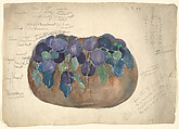 Design Drawing, Tiffany Glass and Decorating Company American, Watercolor and graphite on paper, American