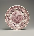Plate, Job & John Jackson, Earthenware, transfer-printed, British (American market)