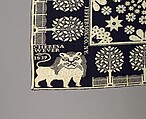 Coverlet, Harry Tyler (1801–1858), Wool, cotton, woven, American