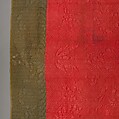 Quilt, calamanco, Wool, American