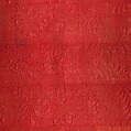 Quilt, calamanco, Wool, American