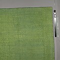 Wholecloth quilt, Silk and wool, British