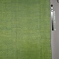 Wholecloth quilt, Silk and wool, British