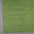 Wholecloth quilt, Silk and wool, British