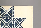 Quilt, Star pattern, Eliza Smith Barber, Cotton, American