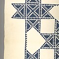 Quilt, Star pattern, Eliza Smith Barber, Cotton, American