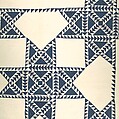 Quilt, Star pattern, Eliza Smith Barber, Cotton, American