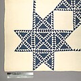 Quilt, Star pattern, Eliza Smith Barber, Cotton, American