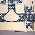 Quilt, Star pattern, Eliza Smith Barber, Cotton, American