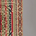 Coverlet, Wool and cotton, Jacquard-loom-woven