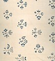 Embroidered coverlet, Linen embroidered with linen thread, American