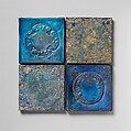 Architectural Elements from Laurelton Hall, Oyster Bay, New York, Designed by Louis C. Tiffany (American, New York 1848–1933 New York), Limestone, ceramic, and Fravrile glass, American