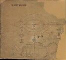Tea Pot No 8473, Tiffany & Co. American, Ink, graphite, and wax pencil on brown glazed paper, American