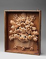 Quillwork Shadowbox, Myra Bates (Willcutt) (1798–1885), Paper, maple, pine, and glass, American